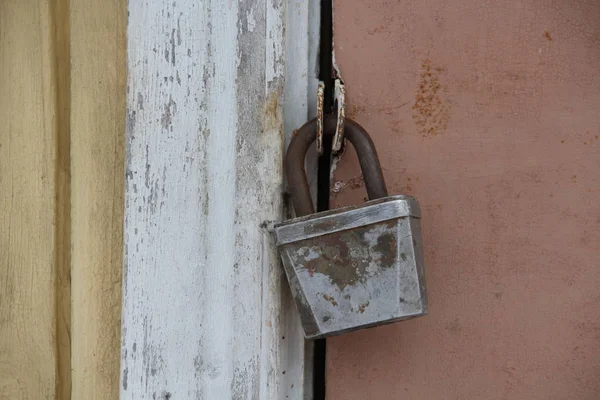 Grote Metalen Oude Sluis — Stockfoto