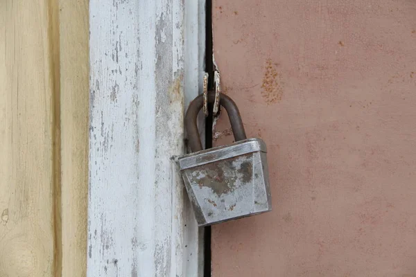 Grote Metalen Oude Sluis — Stockfoto