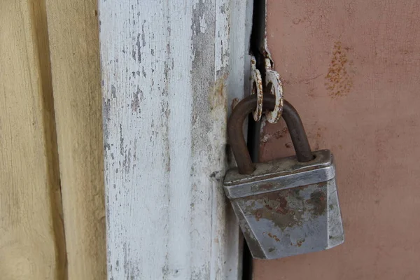 Grote Metalen Oude Sluis — Stockfoto