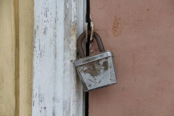 Grote Metalen Oude Sluis — Stockfoto