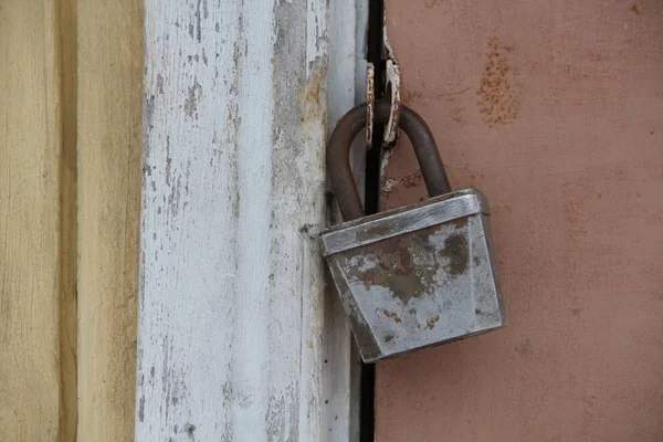 Grote Metalen Oude Sluis — Stockfoto