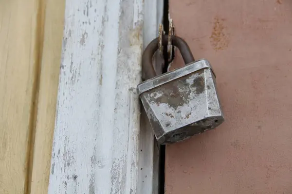 Grote Metalen Oude Sluis — Stockfoto