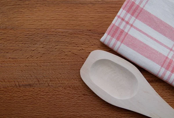 Wooden Spoon Cutting Board — Stock Photo, Image