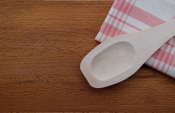 Wooden Spoon Cutting Board — Stock Photo, Image