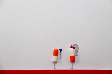 beyaz kağıt üzerine tıp