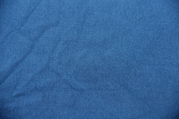 Old Crumpled Blue Fabric — Stock Photo, Image