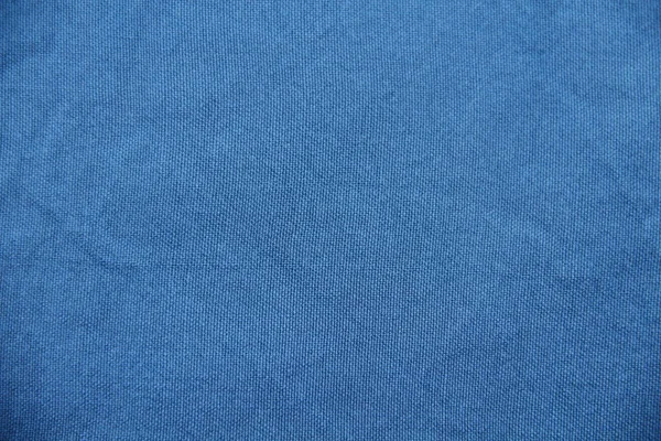 Old Crumpled Blue Fabric — Stock Photo, Image