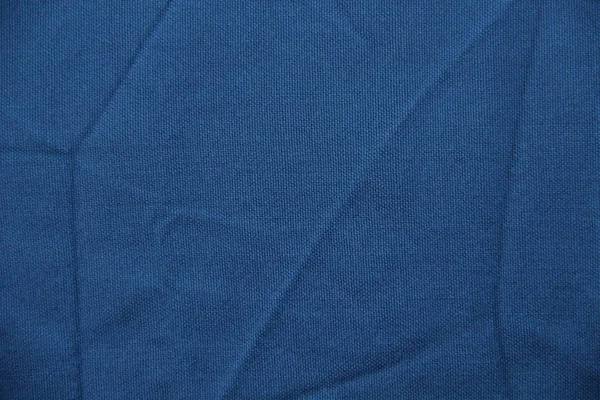 Old Crumpled Blue Fabric — Stock Photo, Image