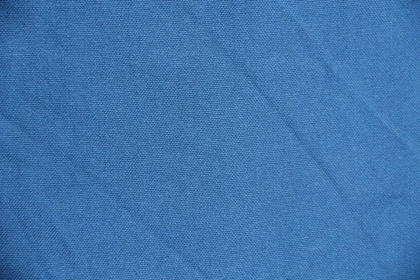 Старая Измятая Голубая Ткань — стоковое фото