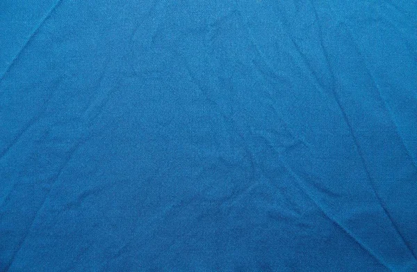 Vieux Tissu Bleu Froissé — Photo