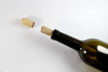 cam şişe bir mesaj