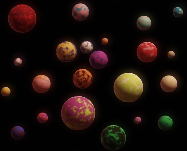 Colorful Balls Air — Stock Photo, Image