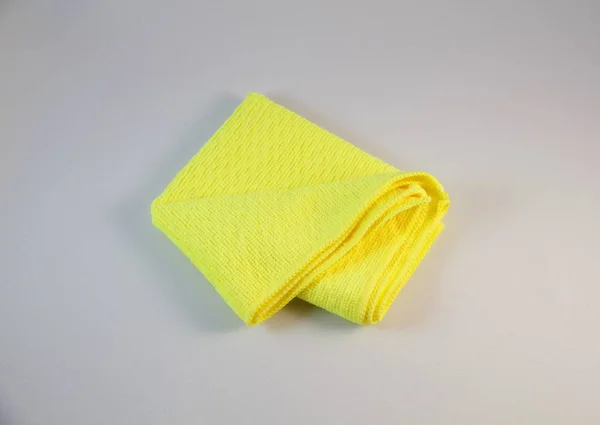 Желтая Ткань Мойки Автомобилей — стоковое фото