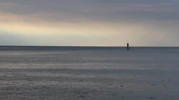 Ανάπαυση Στη Βαλτική Θάλασσα Καλοκαίρι — Αρχείο Βίντεο