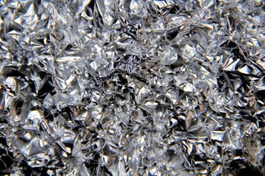 Buruşmuş folyodan yapılmış soyut arkaplan