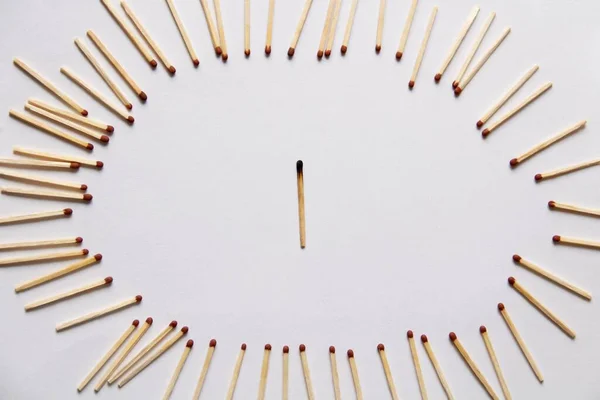 Matches White Background — Stock Photo, Image