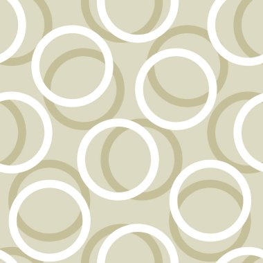 Vektör daire Dikişsiz desen arka plan