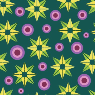 Vektör geometrik Dikişsiz desen arka plan