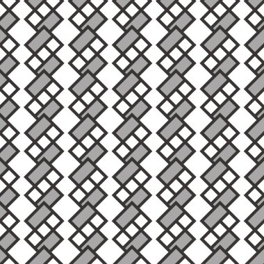 Vektör geometrik siyah, gri ve beyaz kare