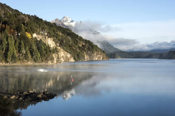 Осінні Кольори Озера Науель Хуапі Патагонія Аргентина Біля Барілоче — стокове фото