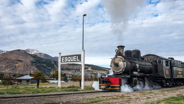 Esquel Argentina Abril 2018 Viejo Expreso Patagonico Inglês Conhecido Como — Fotografia de Stock