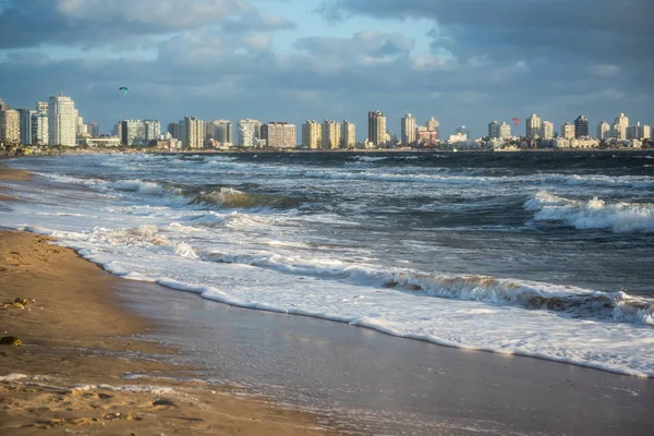 Punta Del Este Beach Uruguay Atlantic Coast — Stok fotoğraf