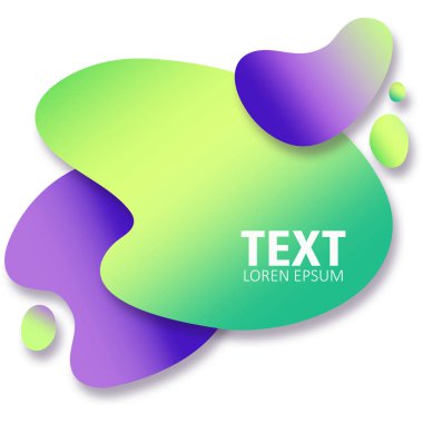 Soyut formu. Sıvı tasarım