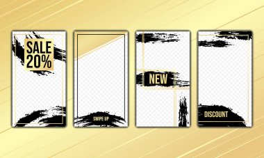 Trendy düzenlenebilir bir şablona öykülerinin.