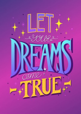 Posterler, kartlar, tekstil için yazı.