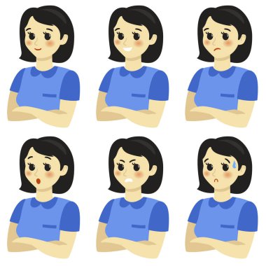 Bir dizi kadın duyguları. Asyalı kız,