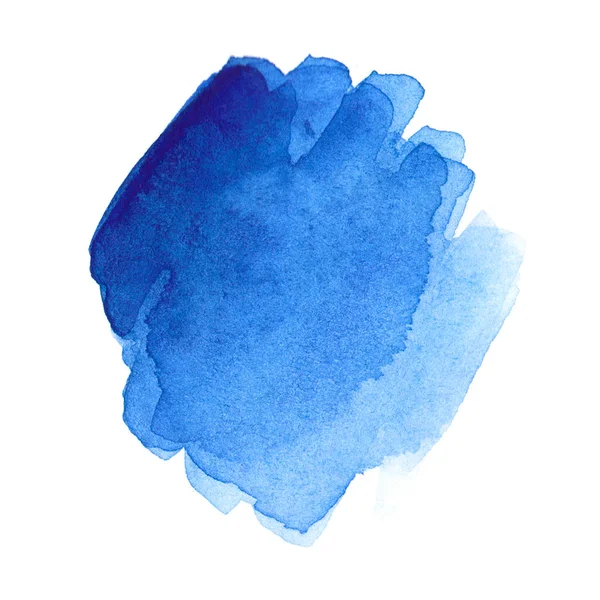 Watercolor brush stroke. Bright color. Gradient. — Stock Photo, Image