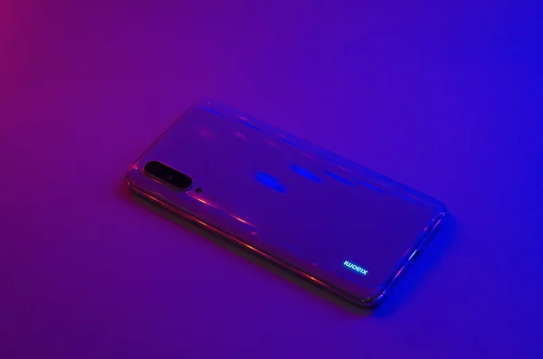 Xiaomi mi9 lite cc9 weißes Telefon. Axiaomi — Stockfoto