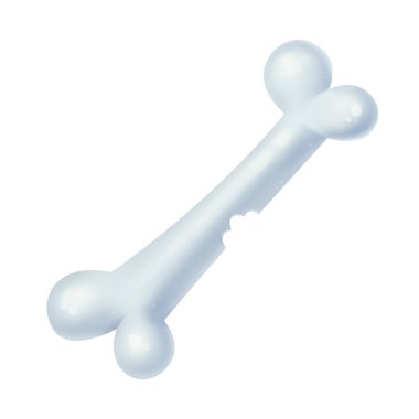 Beyaz kemik. Isırık izleriyle. Iskelet. Illüstrasyon