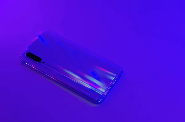 Xiaomi Mi9 lite CC9 teléfono blanco. Xiaomi. — Foto de Stock