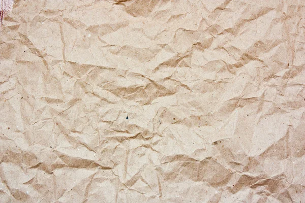 Papier Textur Braunes Papier Blatt Zerknülltes Papier — Stockfoto