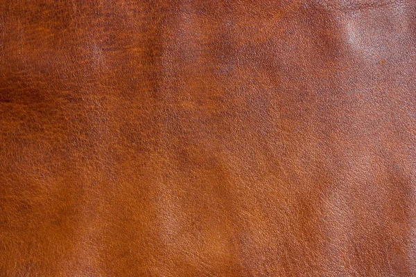 Naturale Marrone Pelle Texture Sfondo — Foto Stock