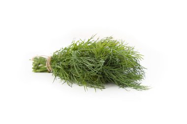 bir demet dereotu veya rezene yaprağı