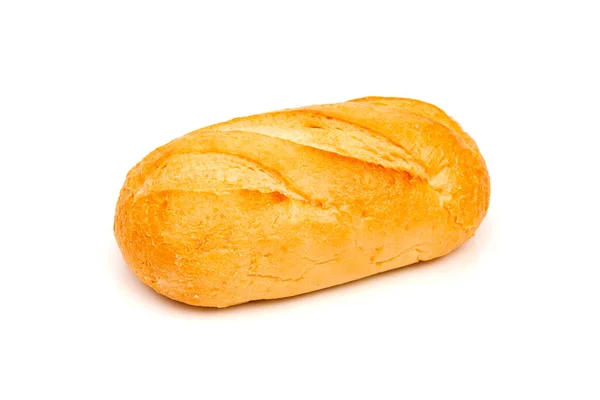 Pan Centeno Baguette Sobre Fondo Blanco — Foto de Stock