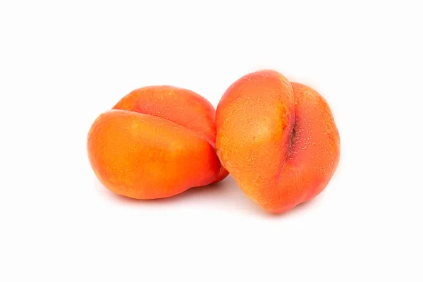 Flat Peach White Background — Stock Photo, Image