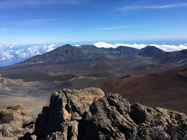 Açık bir günde sırasında Haleakala görünümü