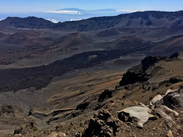 Haleakala Doğu Yakası volkanik Sands manzaralı