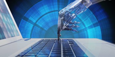 Otomasyon Teknolojisi Klavyede Robot İşleme Görevi