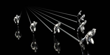 Başarı için çabası ve başarılı hedeflere ulaşmada