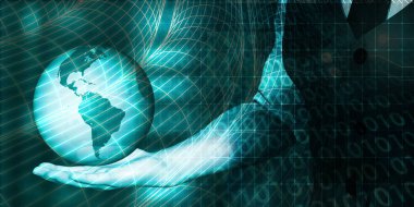 Küresel ağ arka plan danışmanlık hizmetleri