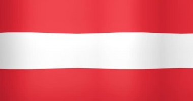 Arka plan döngü Avusturya bayrağı sallayarak