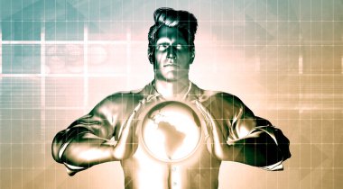 Futuristik Sanatla İş Teknolojisi Küresel Ağı