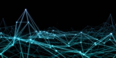 Fütürist Kavram Olarak Bilim Teknolojisi Soyut Arkaplan