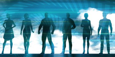 İş Ekibi Çalışması ve Halkın Kavramına Emin Poz Vermesi