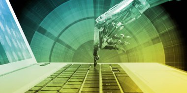 Otomasyon Teknolojisi Klavyede Robot İşleme Görevi