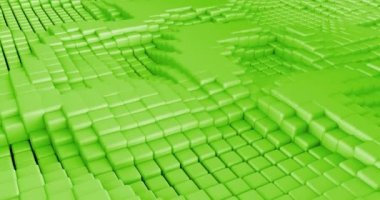 3D küpleri sorunsuz döngü soyut arka plan